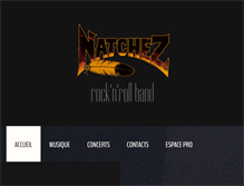 Tablet Screenshot of natchezband.com